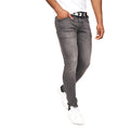 verwaschenes Grau - Side - Crosshatch - "Barbeck" Jeans für Herren