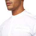 Weiß - Lifestyle - Born Rich - "Busquets" Hemd für Herren  kurzärmlig