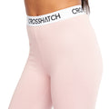 Rosa-Grau - Side - Crosshatch - "Jacklight" Leggings für Damen