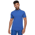 Blau - Front - Crosshatch - "Allred" Poloshirt für Herren