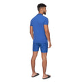 Blau - Back - Crosshatch - "Allred" Poloshirt für Herren