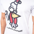 Weiß - Side - Xplicit - "Bad Turkey" T-Shirt für Herren - weihnachtliches Design