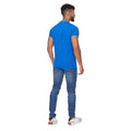 Blau - Back - Crosshatch - "Kermlax" Poloshirt für Herren