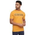 Gelb - Side - Crosshatch - "Goldsbury" T-Shirt für Herren