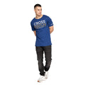 Marineblau-Grau meliert - Pack Shot - Crosshatch - "Alstan" T-Shirt für Herren (2er-Pack)