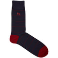 Blau-Rot-Gelb - Side - Bewley & Ritch - "Towan" Socken für Herren (5er-Pack)