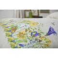 Elfenbein - Back - Belledorm Bettbezug mit Hasenglöckchen-Muster