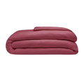 Rot - Front - Belledorm Bettbezug, gebürstete Baumwolle
