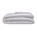 Grau - Front - Belledorm Bettbezug, gebürstete Baumwolle