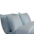 Blau - Front - Belledorm Kissenhüllen-Set aus gekämmter Baumwolle, 2 Stück