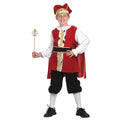 Rot-Weiß-Schwarz-Gold - Front - Bristol Novelty Kinder Kostüm Mittelalterlicher König