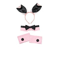 Pink - Front - Bristol Novelty Damen Bunny-Kostüm-Set