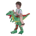 Grün-Rot - Front - Bristol Novelty Kinder Dinosaurier-Kostüm
