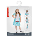 Blau-Weiß - Lifestyle - Bristol Novelty Mädchen Kostümkleid mit Spielkarten-Details