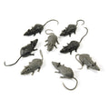 Schwarz-Grau - Front - Bristol Novelty Kunststoff-Mäuse, Set mit 8 Stück