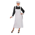 Schwarz-Weiß - Front - Bristol Novelty Damen Viktorianische Hausangestellte Kostüm