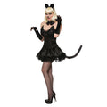 Schwarz - Front - Bristol Novelty Damen Katzenkostüm Miss Kitty
