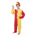 Rot-Gelb - Back - Bristol Novelty Kinder Clown-Kostüm