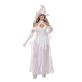 Weiß - Front - Bristol Novelty Damen Magierin-Kostüm Crystal Magick