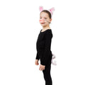 Pink - Back - Bristol Novelty Kinder Schwein-Kostüm Zubehör Set
