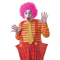 Pink - Back - Bristol Novelty Unisex Erwachsene Clown Pop Perücke
