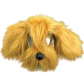 Hellbraun - Front - Bristol Novelty Unisex Erwachsene Shaggy Hundemaske Auf Stirnband Mit Ton