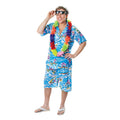 Blau - Front - Bristol Novelty Herren Hawaii Kostüm Shirt Und Shorts