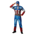 Blau-Rot - Front - Captain America - "Classic" Kostüm - Herren