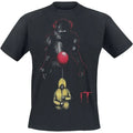 Schwarz-Rot-Gelb - Front - It - "Lurking" T-Shirt für Herren-Damen Unisex
