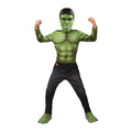 Grün-Schwarz - Front - Hulk - Kostüm - Kinder