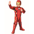 Rot - Front - Iron Man - "Deluxe" Kostüm - Jungen