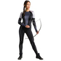 Schwarz-Silber - Front - Hunger Games - Kostüm ‘” ’"Katniss"“ - Damen