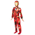 Rot-Goldgelb-Schwarz - Side - Iron Man - "Deluxe" Kostüm - Jungen