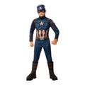Bunt - Front - Captain America - "Deluxe" Kostüm - Jungen