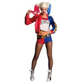 Rot-Blau-Weiß - Front - Suicide Squad - Kostüm ‘” ’Harley Quinn“ - Damen
