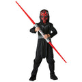 Schwarz-Rot - Front - Star Wars - Kostüm ‘” ’"Darth Maul"“ - Kinder