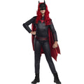 Schwarz-Rot - Front - DC Comics - Kostüm ‘” ’Batwoman“ - Kinder