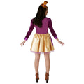 Violett-Gold - Back - Willy Wonka - Kostüm - Damen