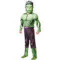 Grün-Violett - Front - Hulk - "Deluxe" Kostüm - Kinder
