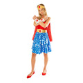Rot-Blau-Gold - Side - Wonder Woman - "Deluxe" Kostüm - Damen