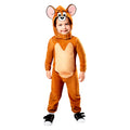 Braun-Weiß-Cremefarbe - Front - Tom And Jerry - Kostüm ‘” ’"Jerry"“ - Kinder