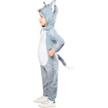 Grau-Weiß-Schwarz - Side - Tom And Jerry - Kostüm ‘” ’"Tom"“ - Kinder