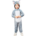 Grau-Weiß-Schwarz - Pack Shot - Tom And Jerry - Kostüm ‘” ’"Tom"“ - Kinder