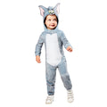 Grau-Weiß-Schwarz - Front - Tom And Jerry - Kostüm ‘” ’"Tom"“ - Kinder