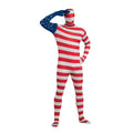 Rot-Weiß-Blau - Front - Bristol Novelty - Bodysuit (Kostüm) - Herren