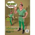 Grün - Back - Bristol Novelty - "Robin Hood" Kostüm für Herren-Damen Unisex