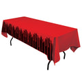 Rot - Front - Bristol Novelty - Tischdecke für Party, Blut