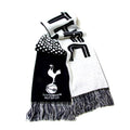 Marineblau-Weiß - Side - Tottenham Hotspur Jacquard Fade Design Schal