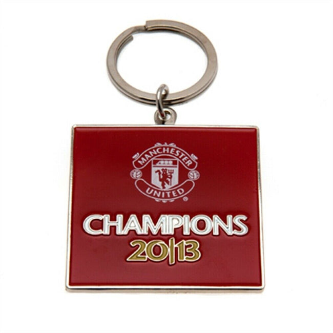 Rot - Back - Manchester United FC offizieller Football Champions 2013 Schlüsselanhänger