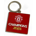 Rot - Front - Manchester United FC offizieller Football Champions 2013 Schlüsselanhänger